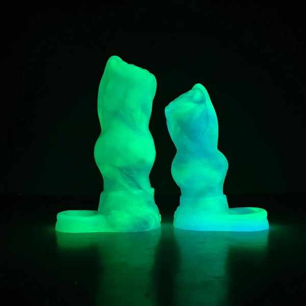 Fantasy Luminous Horse Dildo Sheath Silicone Dog Knot  Sleeve  Extenders & Enlargers