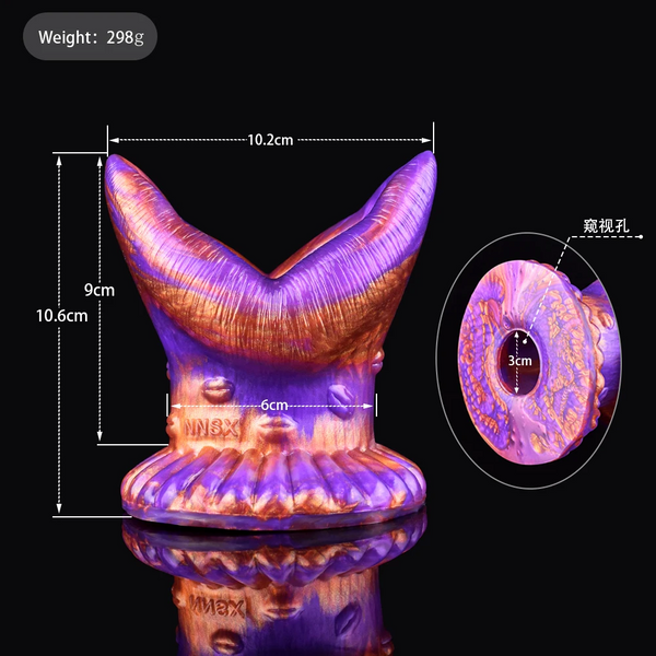 Hollow Butt Plug Anal Vagina Dilator Soft Silicone Speculum Peephole Adult Sex Toy Electro & Medical Play