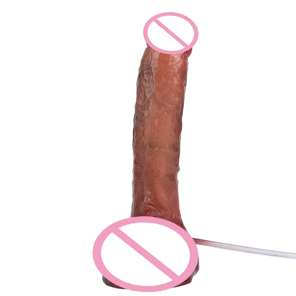 Lifelike Squirting  Silicone Ejaculation Large Realistic Dildo With Sucker Sex Toys Realistic Dildos
