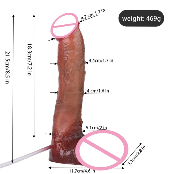 Lifelike Squirting  Silicone Ejaculation Large Realistic Dildo With Sucker Sex Toys Realistic Dildos
