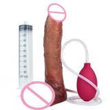 House Of Dasein Lifelike Squirting  Silicone Ejaculation Large Realistic Dildo With Sucker Sex Toys Realistic Dildos