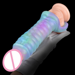 House Of Dasein Luminous Sheath Fantasy Ribbed Dragon  Sleeve Sex Toys Stretch Enlarge   Extenders & Enlargers