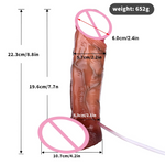 House Of Dasein Silicone Skin Touch Lifelike Squirting  Ejaculation Large Realistic Dildo With Sucker Sex Toys For Women Masturbator Dildos