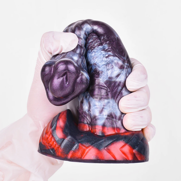 Silicone Animal  Fantasy Dog Large Knot Dildo With Sucker Anal Plug Realistic Dildos