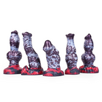House Of Dasein Silicone Animal  Fantasy Dog Large Knot Dildo With Sucker Anal Plug Realistic Dildos