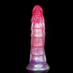 House Of Dasein Silicone Curved  Ribbed Fantasy Dragon Dildo With Suction Cup Female Fantasy Dildos