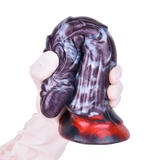 House Of Dasein Silicone Curved  Ribbed Fantasy Dragon Dildo With Suction Cup Female Fantasy Dildos
