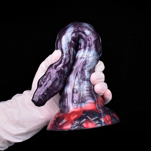 Silicone Dragon Dildo With Sucker Multi Color Fantasy  Magic Tongue Sex Toys For Women Female Masturbator Anal Plug Dildos