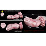 Faak Silicone Inflatable Anal Plug Dilator Sex Toys For Man/Woman Expansion Fantasy Knot Dildo Enlargement Male Masturbator