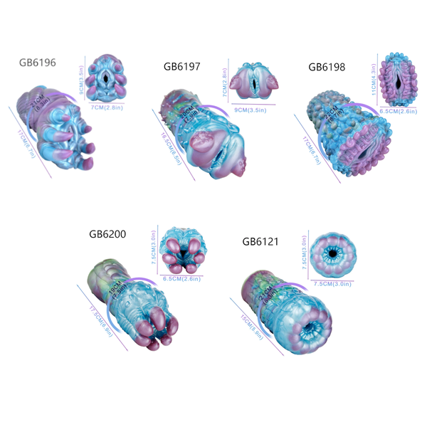 Faak Male Silicone Fantasy Pocket Stroker Realistic Deep Sea Creature Masturbators