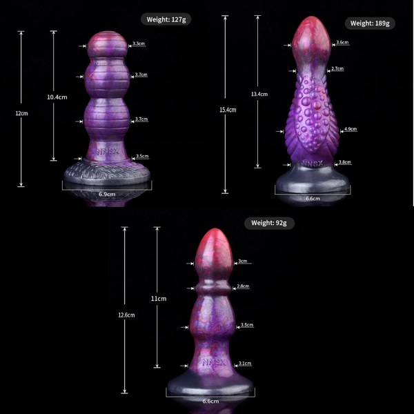 Silicone Anal Beads With Sucker Small Dildo Bumpy Stimulate Butt Plug Sex Toys Anal Balls & Beads