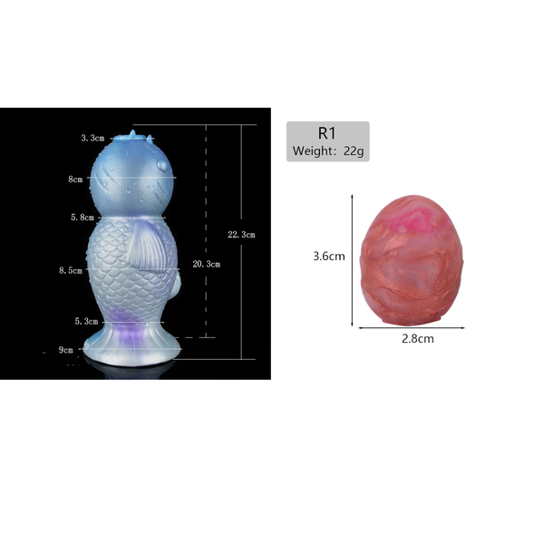 Fantasy Koi Ovipositor Anal Sex Toys Dildos Masturbation Cup Vaginal Balls Butt Plug Fantasy Dildos