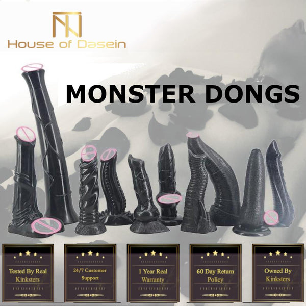 Fantasy Creature Animal Dildos Dongs Black Monster Lycanthrope Bears Paw F40 Fantasy Dildos