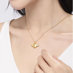 Veile Studios Creative Magnet Love Necklace 2Pcs Heartbroken Shape Men And Women Necklaces & Pendants