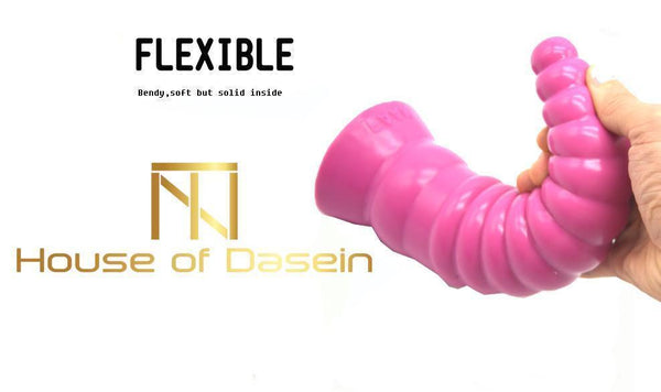 Silicone Butt Plug 22.5Cm Thick Anal Dildo Black Realistic Dildos