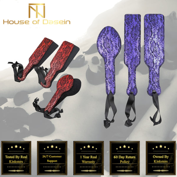Floral Spanking Paddle  Kink Fetish Paddles