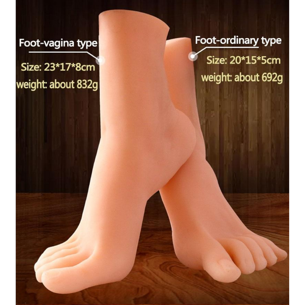 Foot Fetish Male Masturbators Super Realistic Artificial Feet Vagina Pocket  Sex Dolls & Masturbators