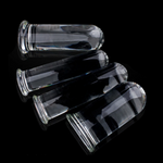 House Of Dasein Four Sizes Crystal Realistic Dildo Glass Dong Spot Butt Plug Sex Toy Non Vibrating Butt Plugs