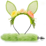 Butt Plug Tails House Of Dasein Fox Tail Anal Plug Plush Cat Ears Headbands Set For Women Toys