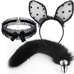 Butt Plug Tails House Of Dasein Fox Tail Anal Plug Plush Cat Ears Headbands Set For Women Toys