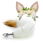 Butt Plug Tails House Of Dasein Fox Tail Anal Plug Plush Cat Ears Headbands Set For Women Toys