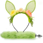 Butt Plug Tails House Of Dasein Fox Tail Anal Plug Plush Cat Ears Headbands Set For Women Toys