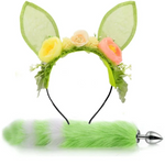 Butt Plug Tails House Of Dasein Fox Tail Anal Plug Plush Cat Ears Headbands Set For Women Toys