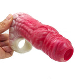 Flexible Silicone Cock Extender Penis Sheath Men