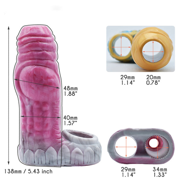 Flexible Silicone  Extender  Sheath Men  Extenders & Enlargers