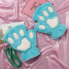 Furry Neko Mittens Gloves & Mittens