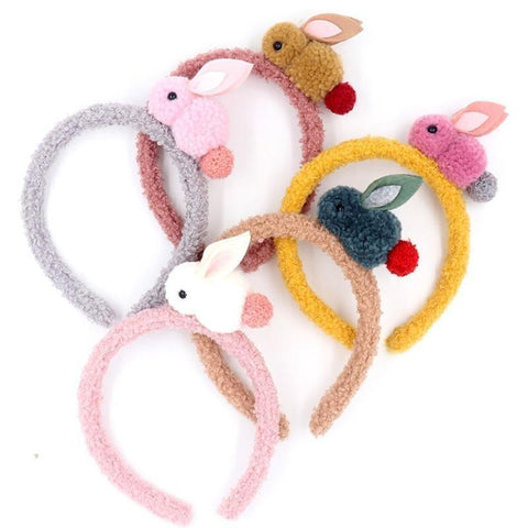 Fuzzy Bunny Headband Headbands