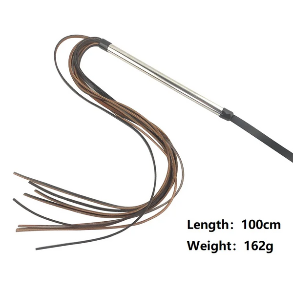 Genuine Leather Horse Tassel Whip   Toy For Couples Flirting Games Whips