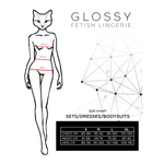 Glossy Wetlook Lace Up Body Delilah Erotic Dresses