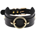 Golden O Ring Collar Bdsm Kawaii Accessories