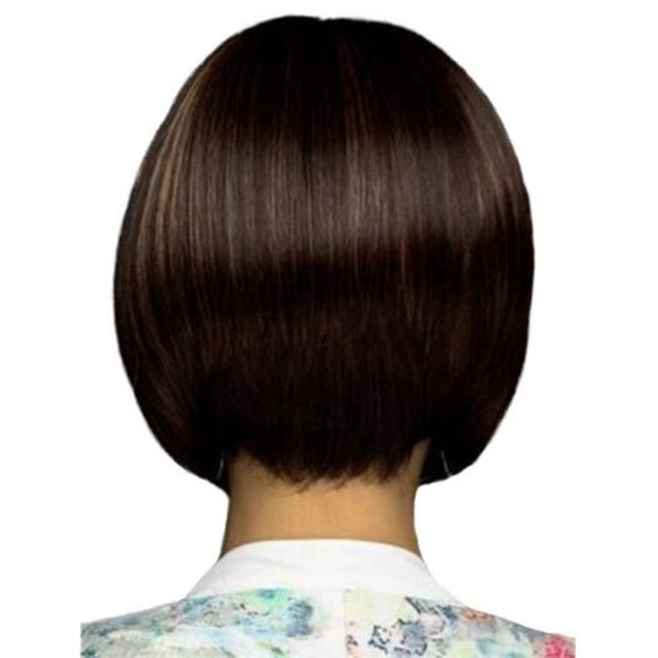 Gradient Ramp Short Wig Black 12Inch Wigs Facial Hair