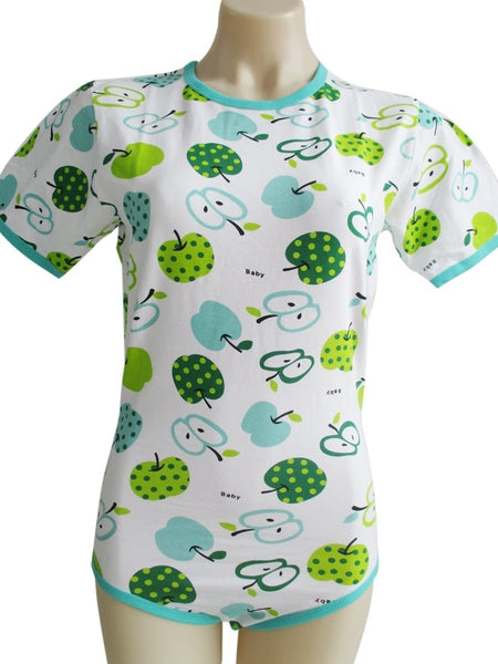 Green Apple Onesie Littles Romper Abdl