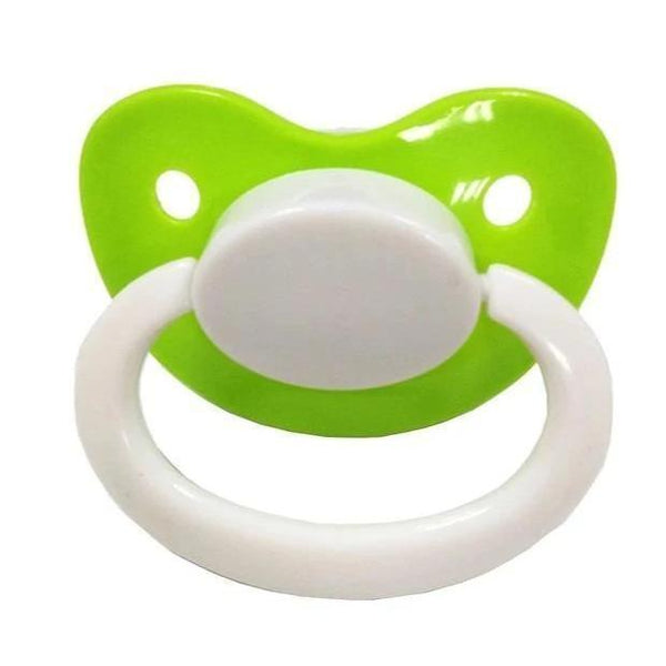 Green White Adult Pacifier Ddlg Abdl Littles Play Abdl Pacifiers