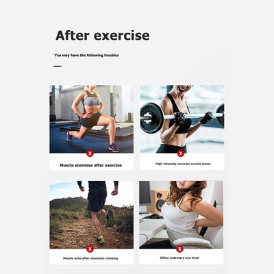 Muscle Gun Cordless Rechargeable Deep Tissue Body With 4 Massage Head Aftercare Massagers