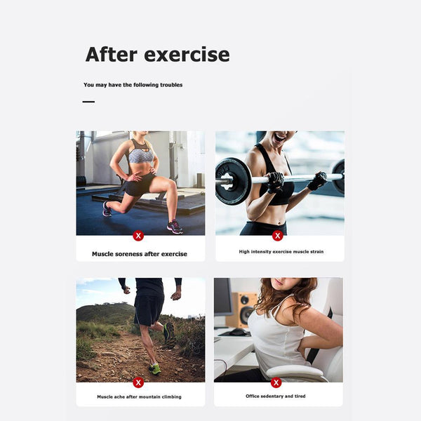 Muscle Gun Cordless Rechargeable Deep Tissue Body With 4 Massage Head Aftercare Massagers