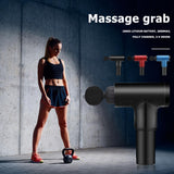 Muscle Gun Cordless Rechargeable Deep Tissue Body With 4 Massage Head Aftercare