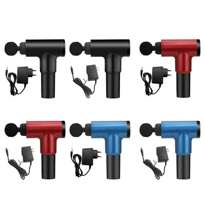 Muscle Gun Cordless Rechargeable Deep Tissue Body With 4 Massage Head Aftercare Massagers