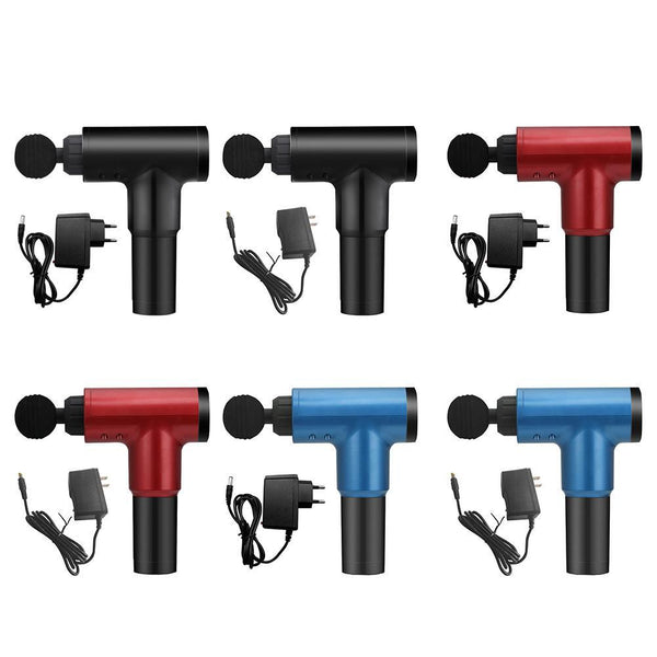 Muscle Gun Cordless Rechargeable Deep Tissue Body With 4 Massage Head Aftercare Massagers