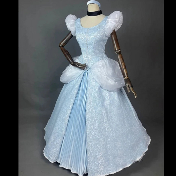 Halloween Cinderella Dress High Quality Cosplay Princess Costume Adult Gown Anime Costumes Women