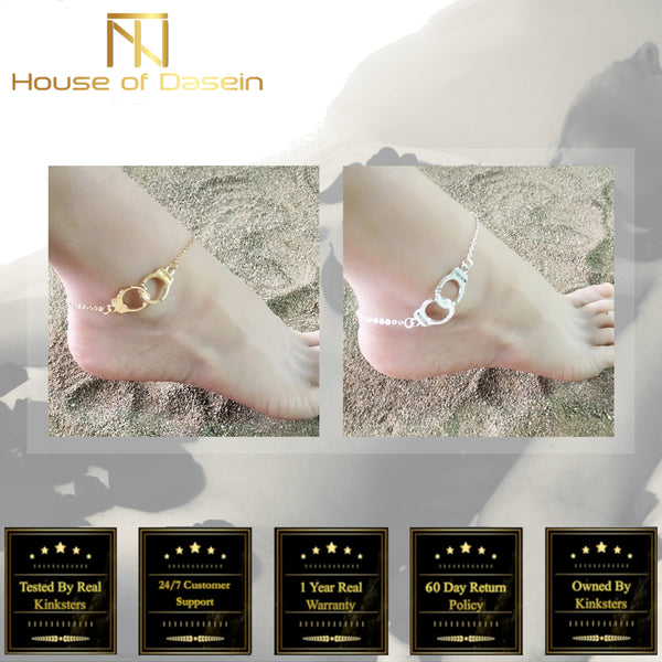 Discreet  Handcuffs Anklet Collars Submissive Symbolic Jewelry  Jewellery