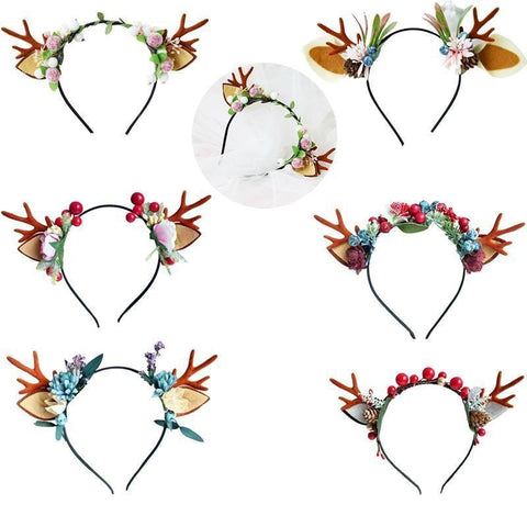 Handmade Reindeer Antlers Hair Accessories
