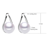 Veile Studios Happy Wish Stylish Sterling Silver Bridal Teardrop Earrings