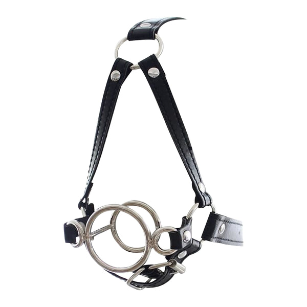 Head Harness Open Mouth Gag  Kink Fetish Restraints Gags
