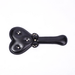 Paddles House Of Dasein Heart Shape Diamond Handle Pu Leather Riding Crop Bdsm Bondage Paddle Whip