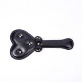 Paddles House Of Dasein Heart Shape Diamond Handle Pu Leather Riding Crop Bdsm Bondage Paddle Whip