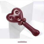 Paddles House Of Dasein Heart Shape Diamond Handle Pu Leather Riding Crop Bdsm Bondage Paddle Whip